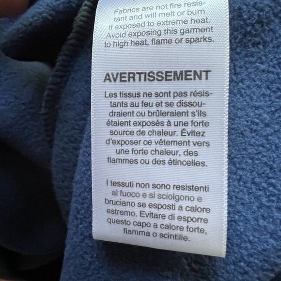 Columbia PFG Sweater Mens XL Navy Blue Fleece 1/4 Snap Mock Neck Pocket Pullover - Picture 13 of 14